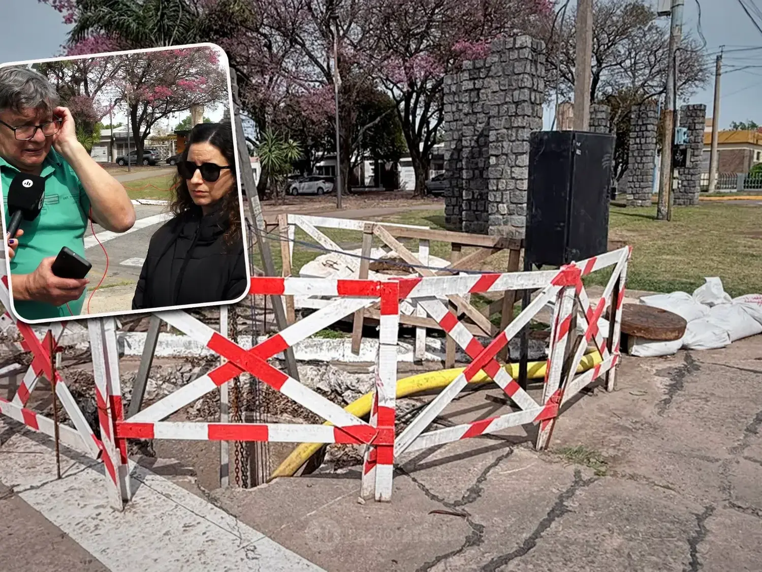 Ricardo, un vecino de Av. Suipacha y Velez Sarsfield | ¿Solución en puerta? La respuesta de ASSA a las obras pendientes de Suipacha