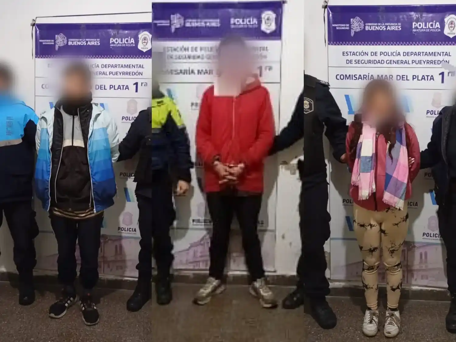 Tres personas, dos hombres de 36 y 22 años y una mujer de 21, fueron detenidas durante esta madrugada luego de un operativo policial.