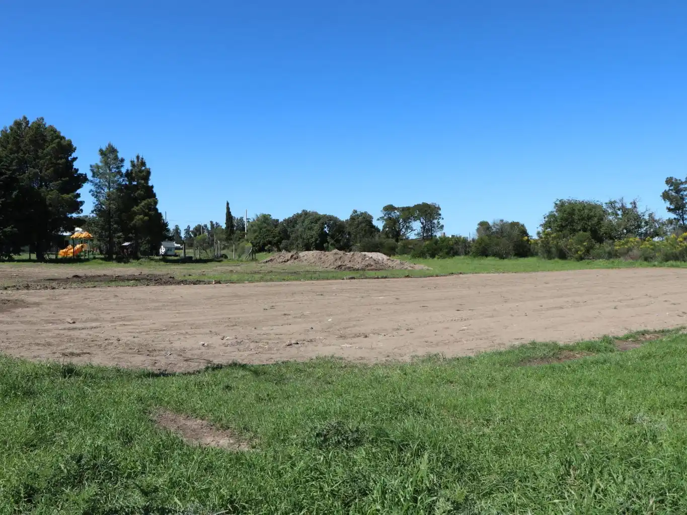 el predio donde se construirá una Escuela