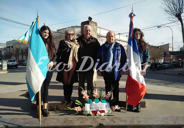 Franceses y asturianos realizaron sus tradicionales celebraciones