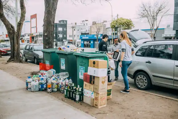 Residuos valorizables por un plantín, desde el viernes en la Plaza del Agua