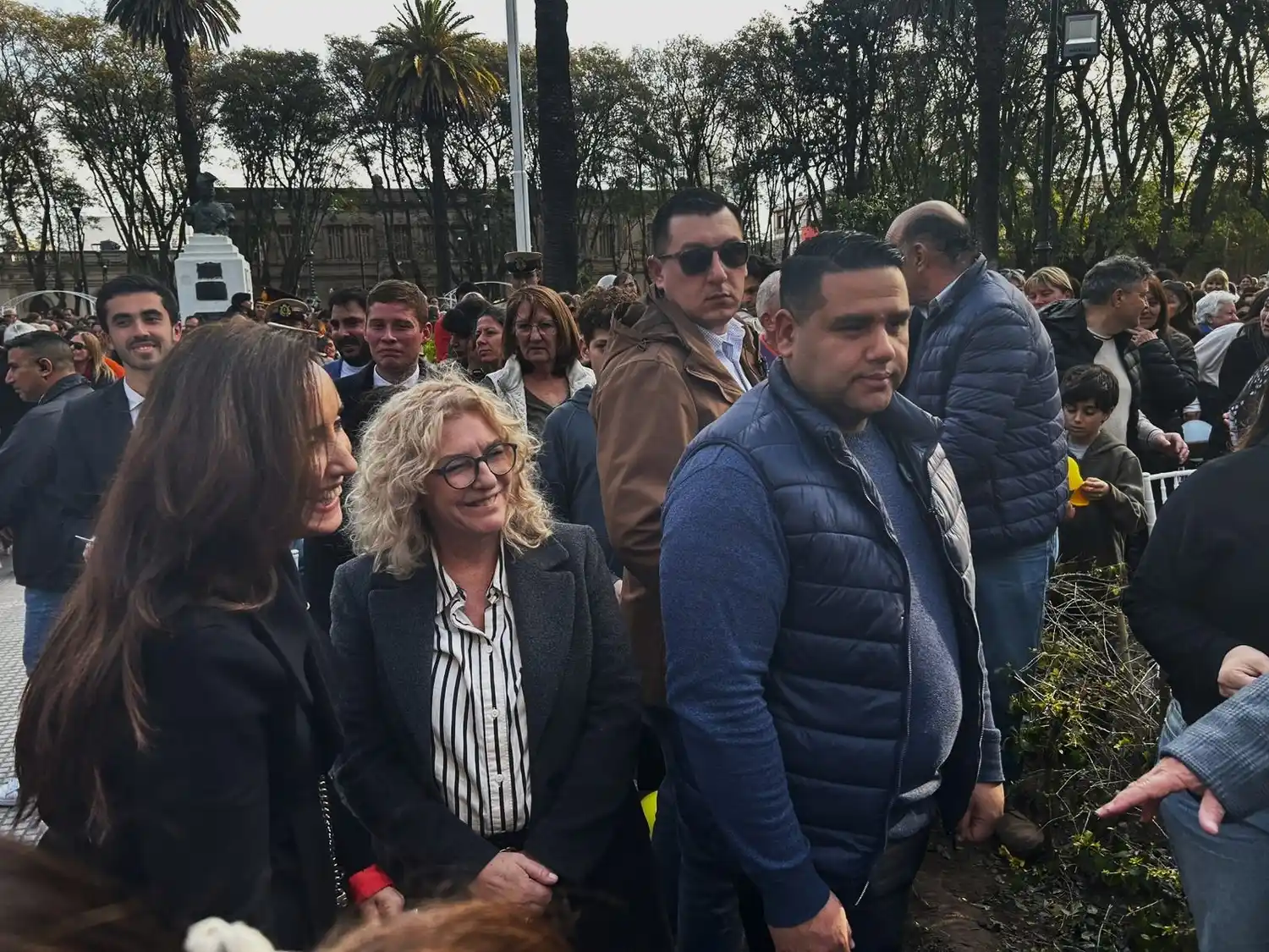 Victoria Villarruel - Claudia Rucci en la proclamación de la Basílica