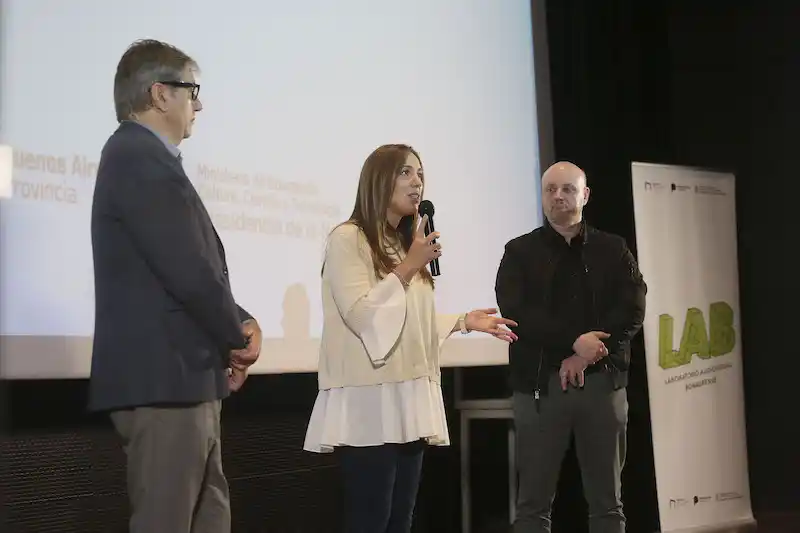 Vidal presentó el Laboratorio Audiovisual Bonaerense en Mar del Plata