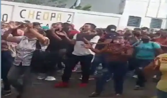 ¿QUÉ PASÓ? En Pariaguán le protestan al CNE por resultados de elecciones regionales