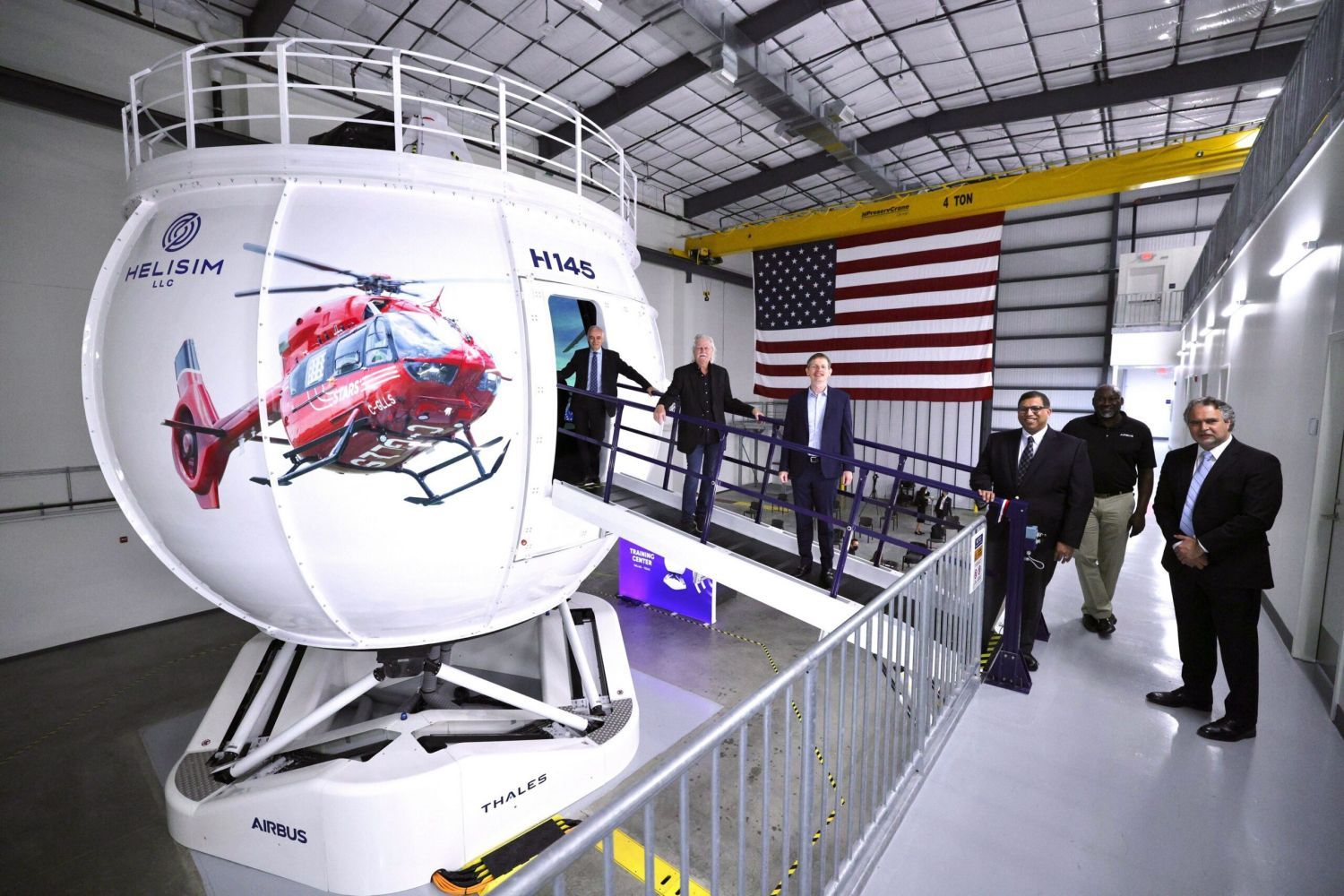 Helisim inauguró el primer simulador Thales Reality H para Airbus H145 en el continente americano