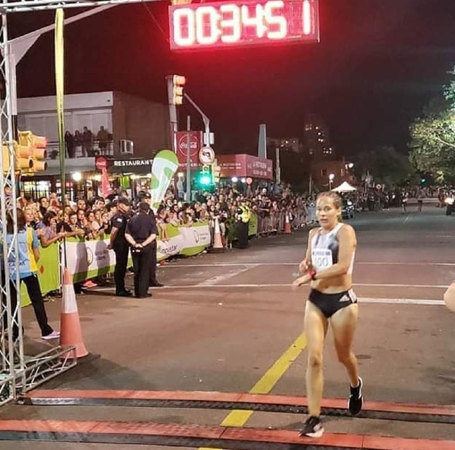 María Luz Tesuri fue segunda en la Corrida de San Fernando en Uruguay
