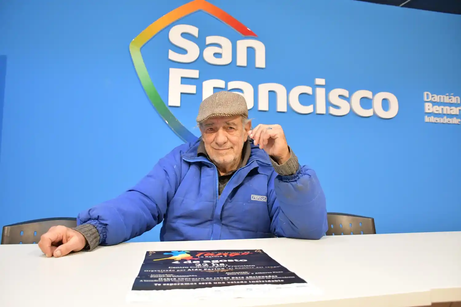 Aldo Parino, organizador del evento