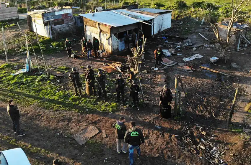 Cinco detenidos tras la irrupción en búnker narco en el Autódromo