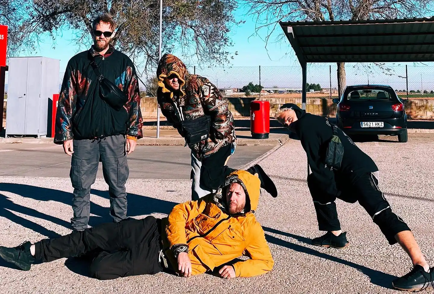 Foto que se tomaron durante la gira