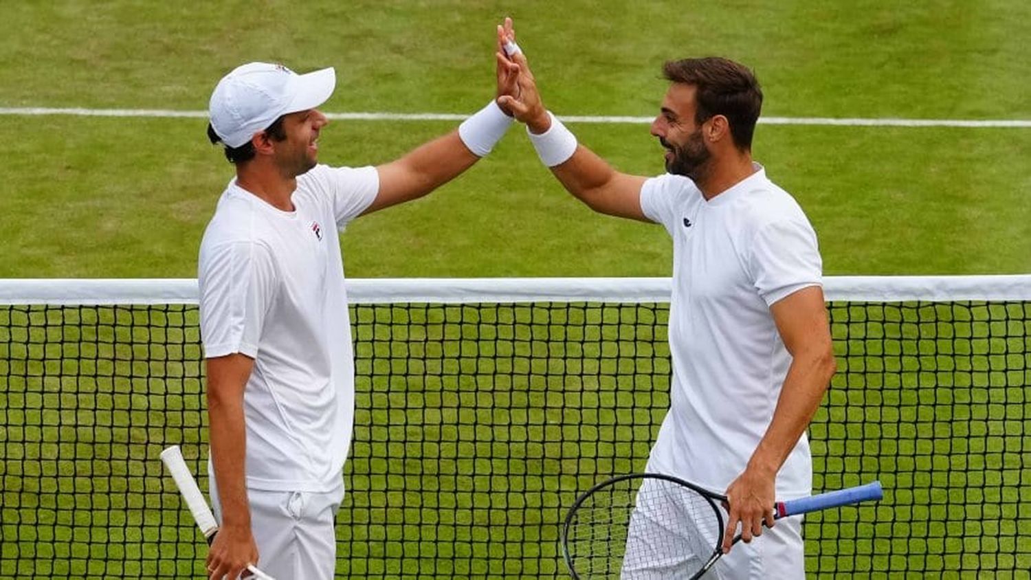 Horacio Zeballos y Marcel Granollers llegaron a la final de dobles en Wimbledon