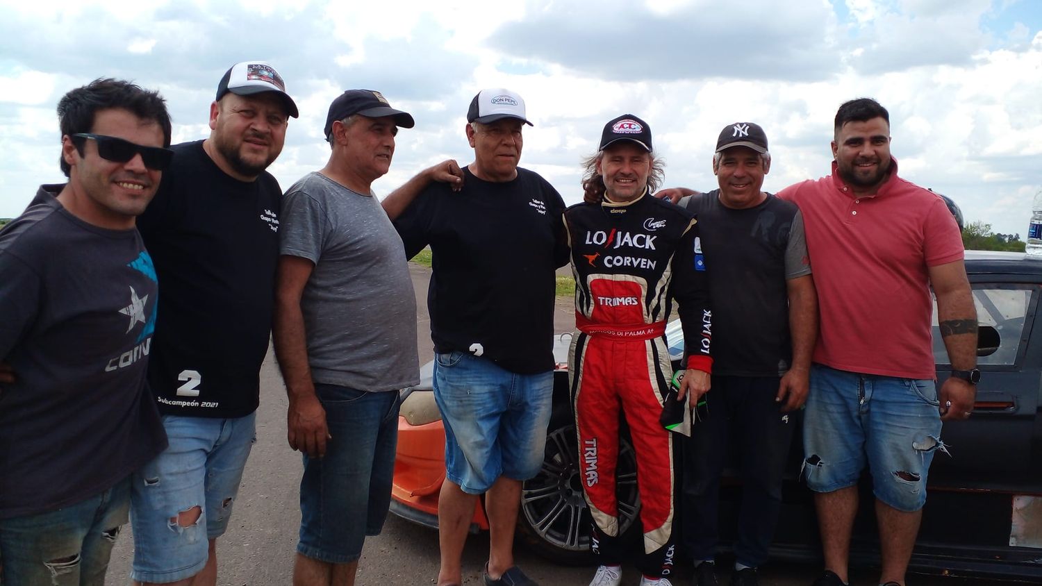 Marcos Di Palma probó con su hijo en Gualeguaychú y se sacó fotos con sus fanáticos