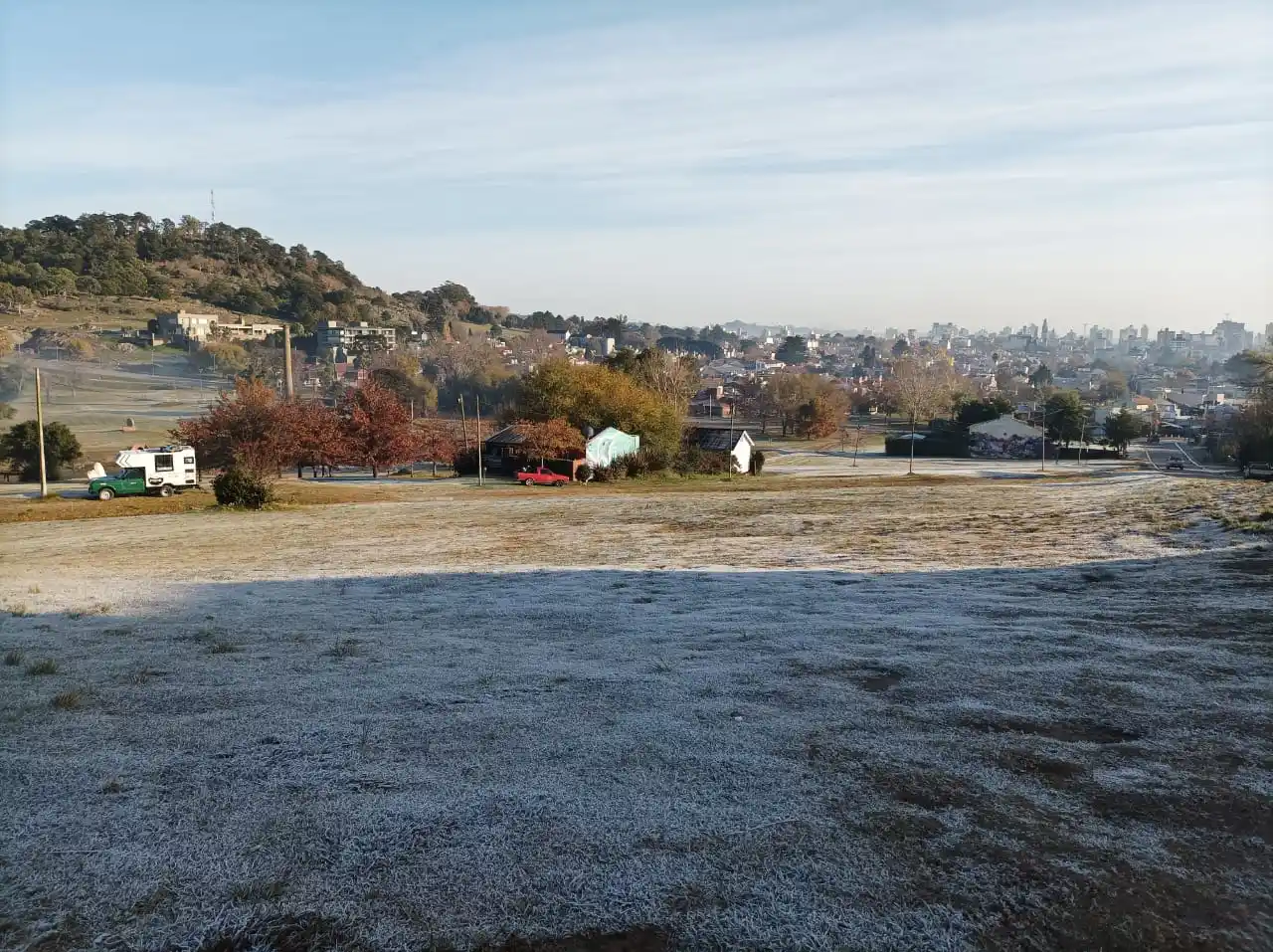 Frío en Tandil.