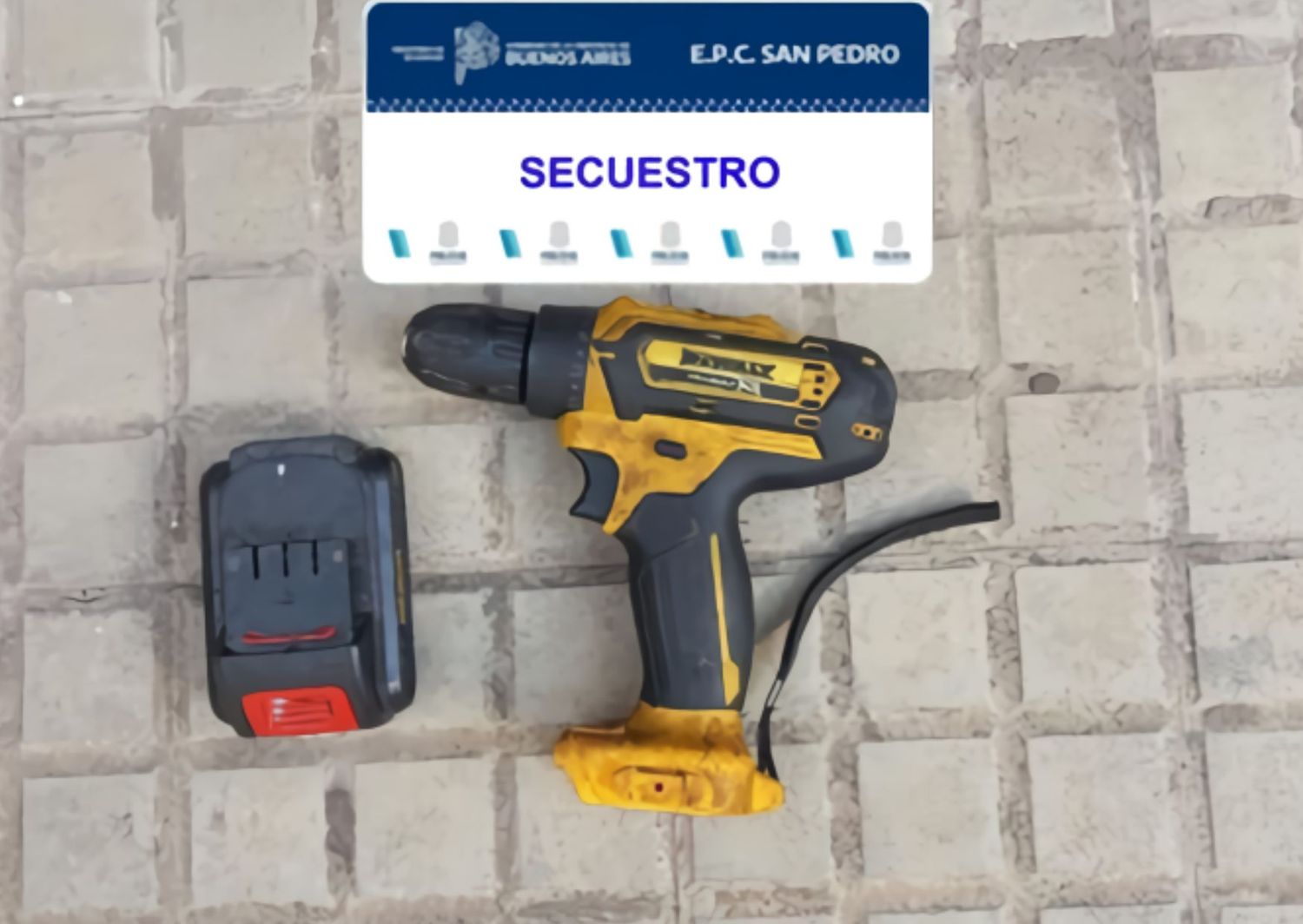 Taladro secuestrado