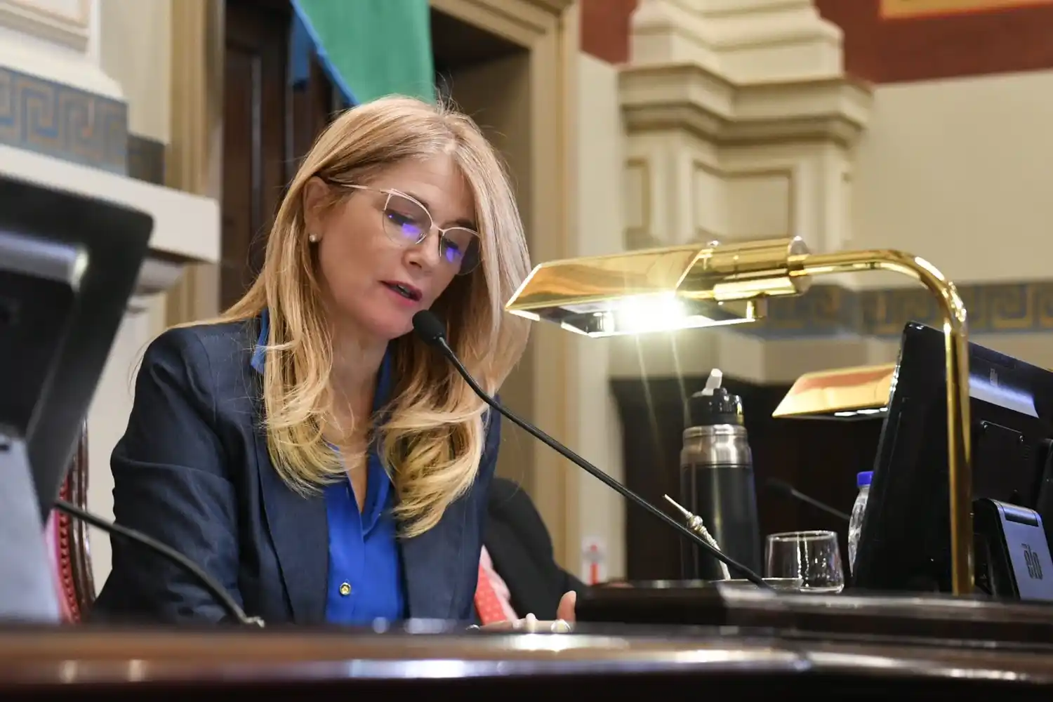 Verónica Magario, vicegobernadora y presidenta del Senado de la Provincia.