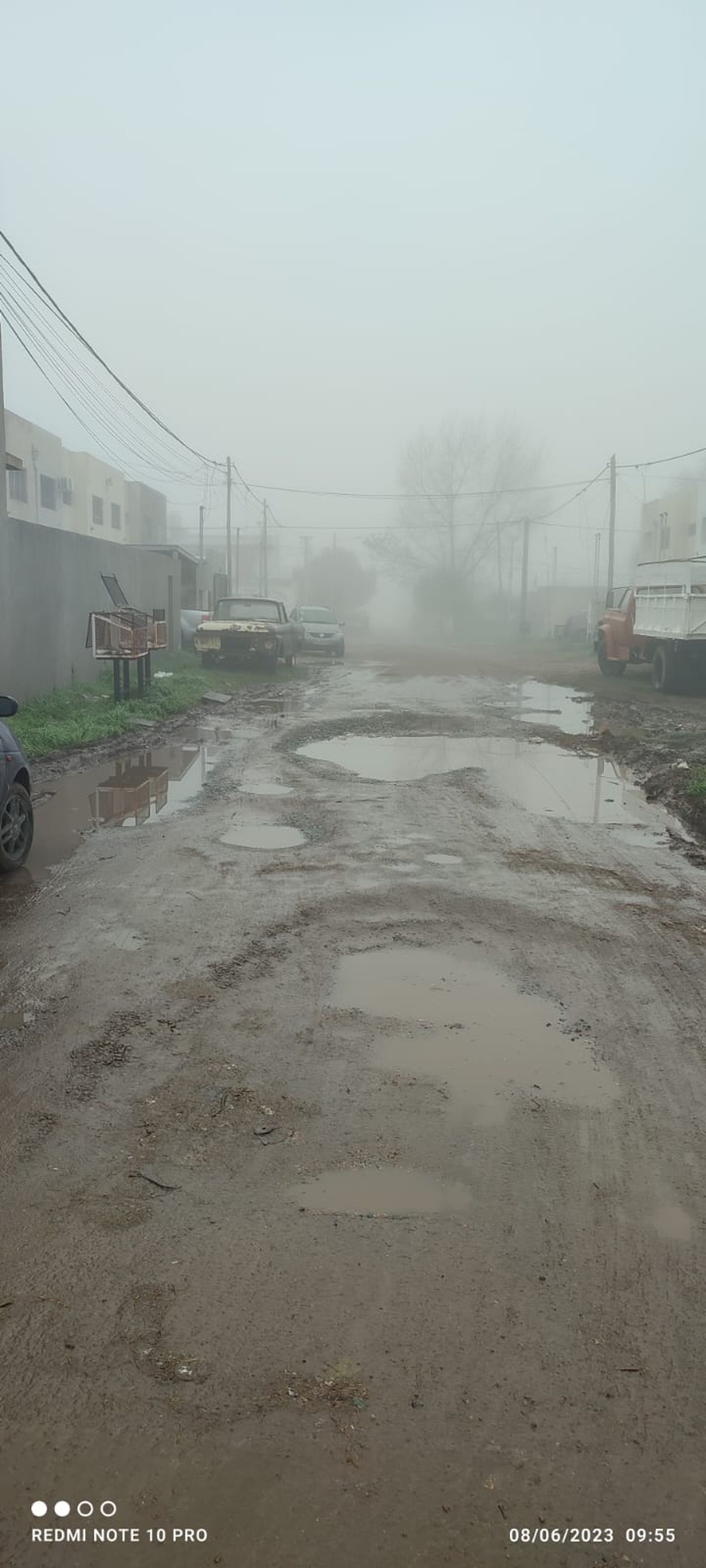 En este estado se pone la calle de Newton al 1900 cuando llueve.