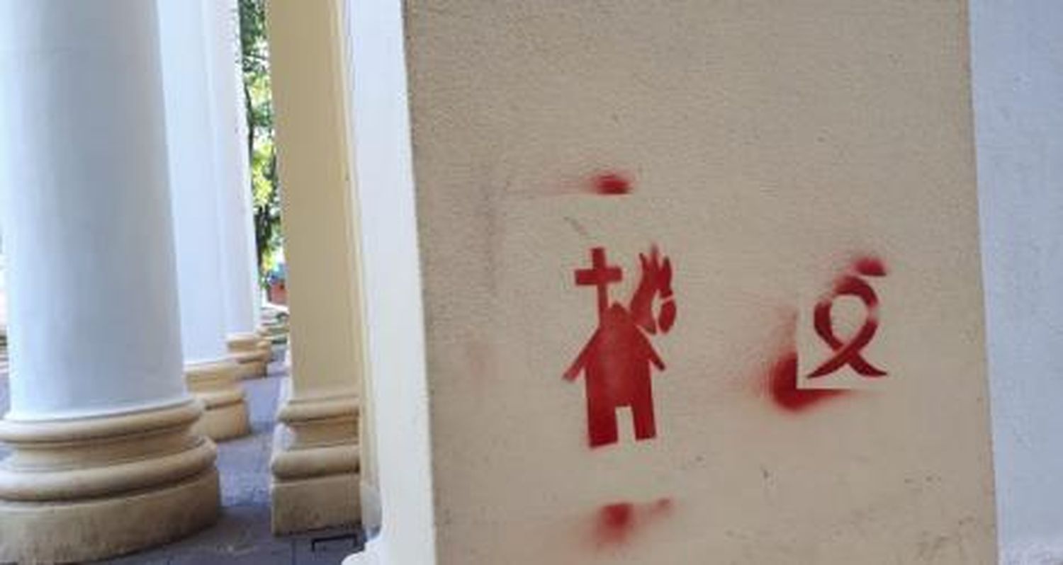Pintadas en la iglesia