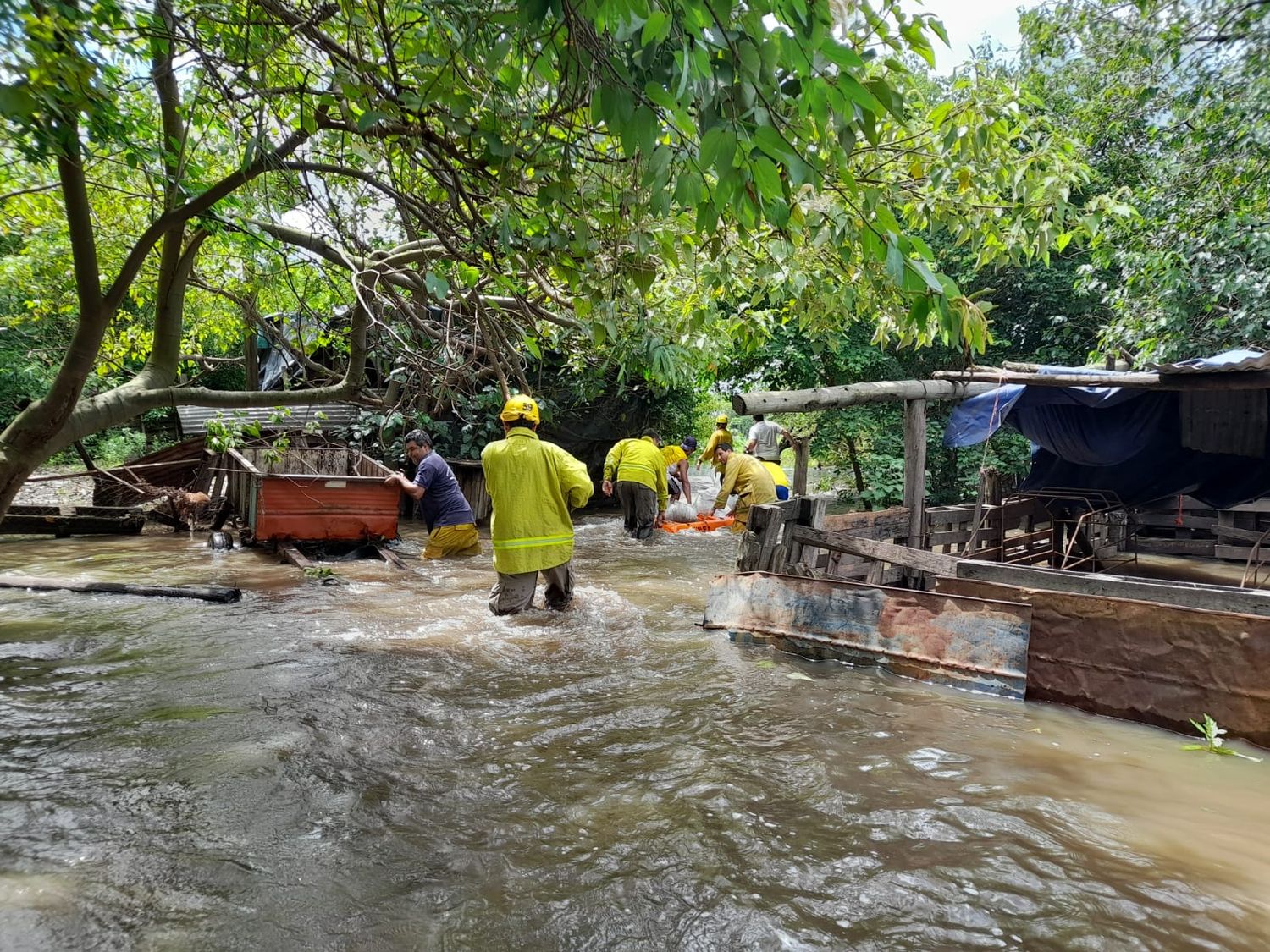 Reconquista todavía tiene 179 personas distribuidas en cinco centros de evacuación