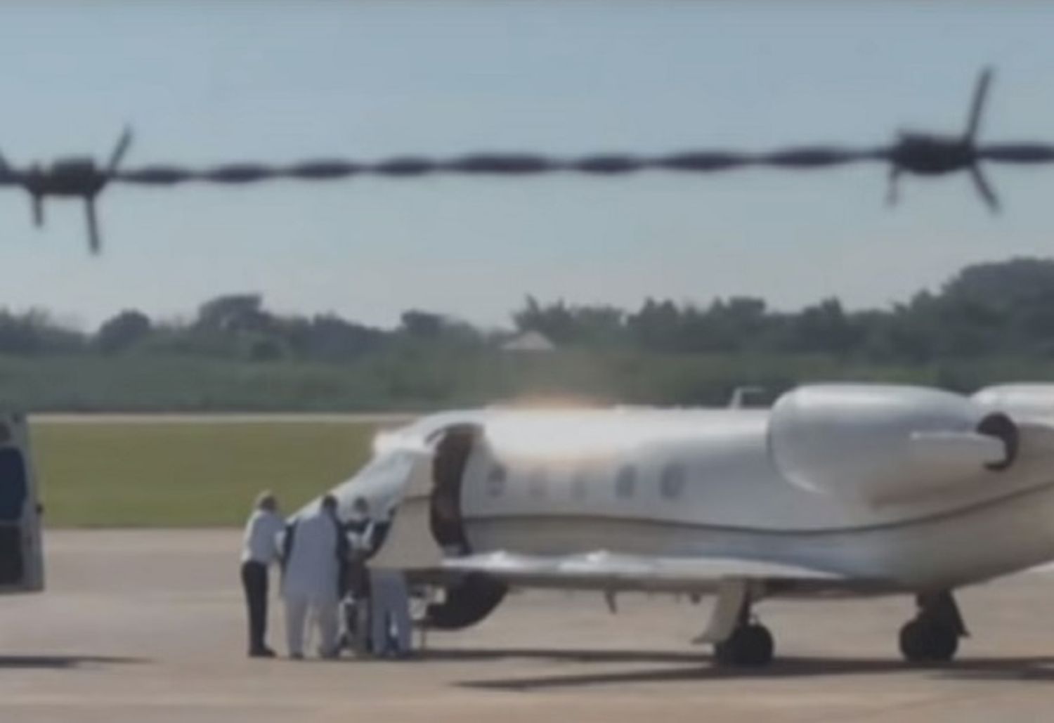 Trasladaron a Sergio Denis a Buenos Aires en un avión sanitario