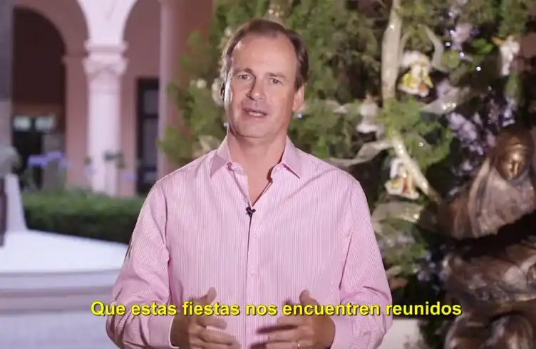 Bordet: "Espero que esta Navidad nos encuentre reunidos en la mesa familiar"