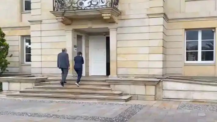 VISITA INESPERADA: Claudia López e Iván Duque se reunieron en la Casa de Nariño para hablar sobre los bloqueos en Bogotá