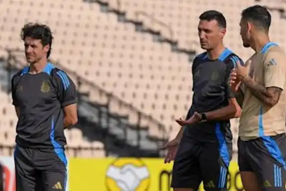 La Selección Argentina realiza su último entrenamiento pensando en Chile