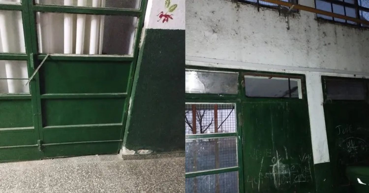 Pergamino: roban y vandalizan una escuela por cuarta vez en una semana y piden la intervención del Municipio