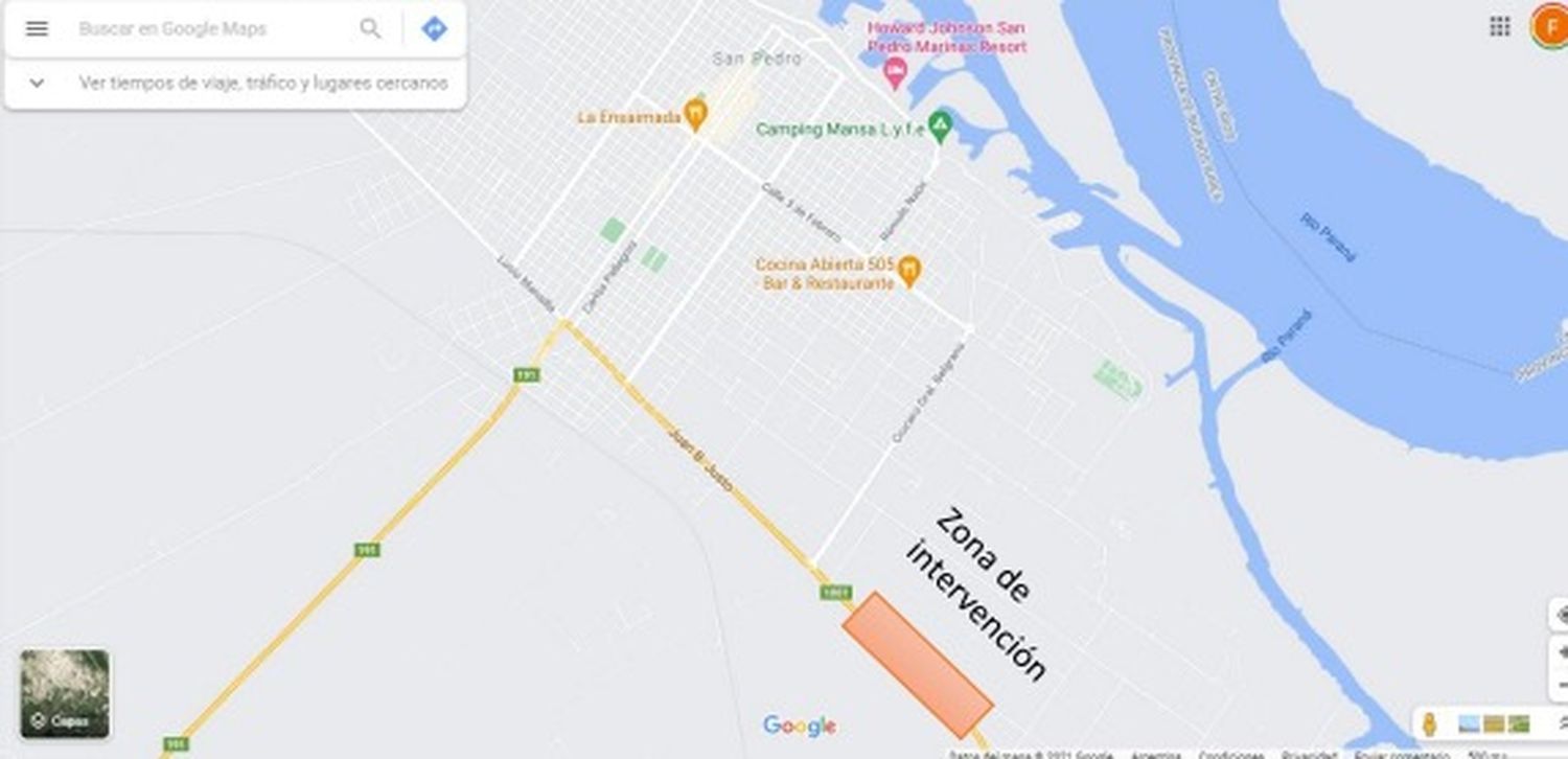 Ruta 1001: corte y desvío de tránsito por obras, durante 10 días