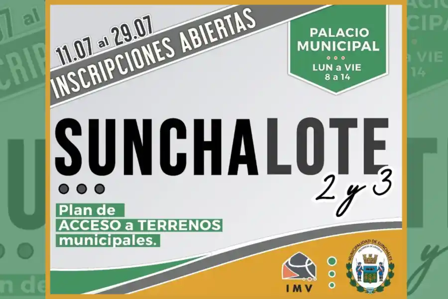Sunchalote: se realizó el sorteo definitivo de adjudicados y suplentes