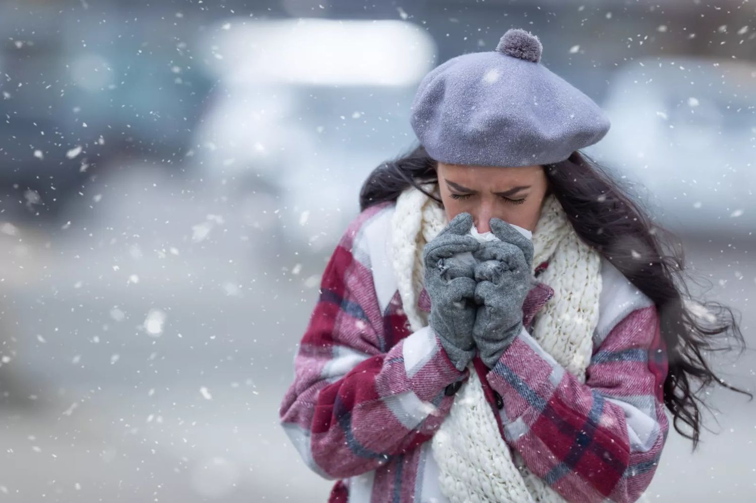 Con pronóstico de frío polar para el fin de semana: llegan las primeras imágenes de nieve en la costa atlántica