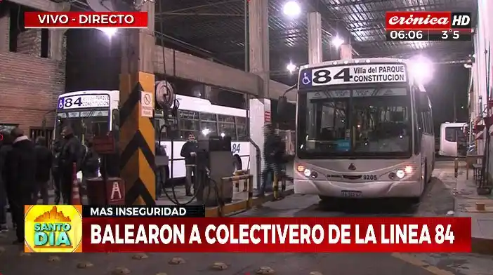 Paro en la Línea 84 por el ataque a un chofer en Ciudadela: "Pensé que me mataban"