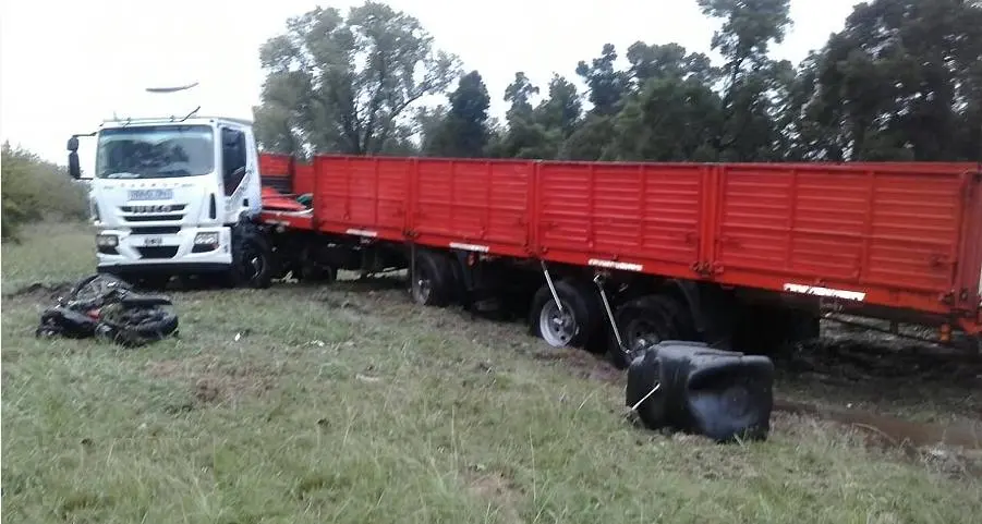 Motociclista de Tandil falleció tras un choque en Ruta 3 altura Cañuelas