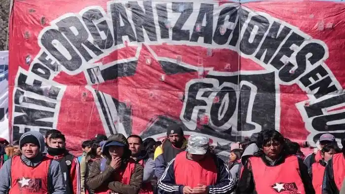 Marcha contra el Consejo Económico y Social impulsado por Alberto Fernández