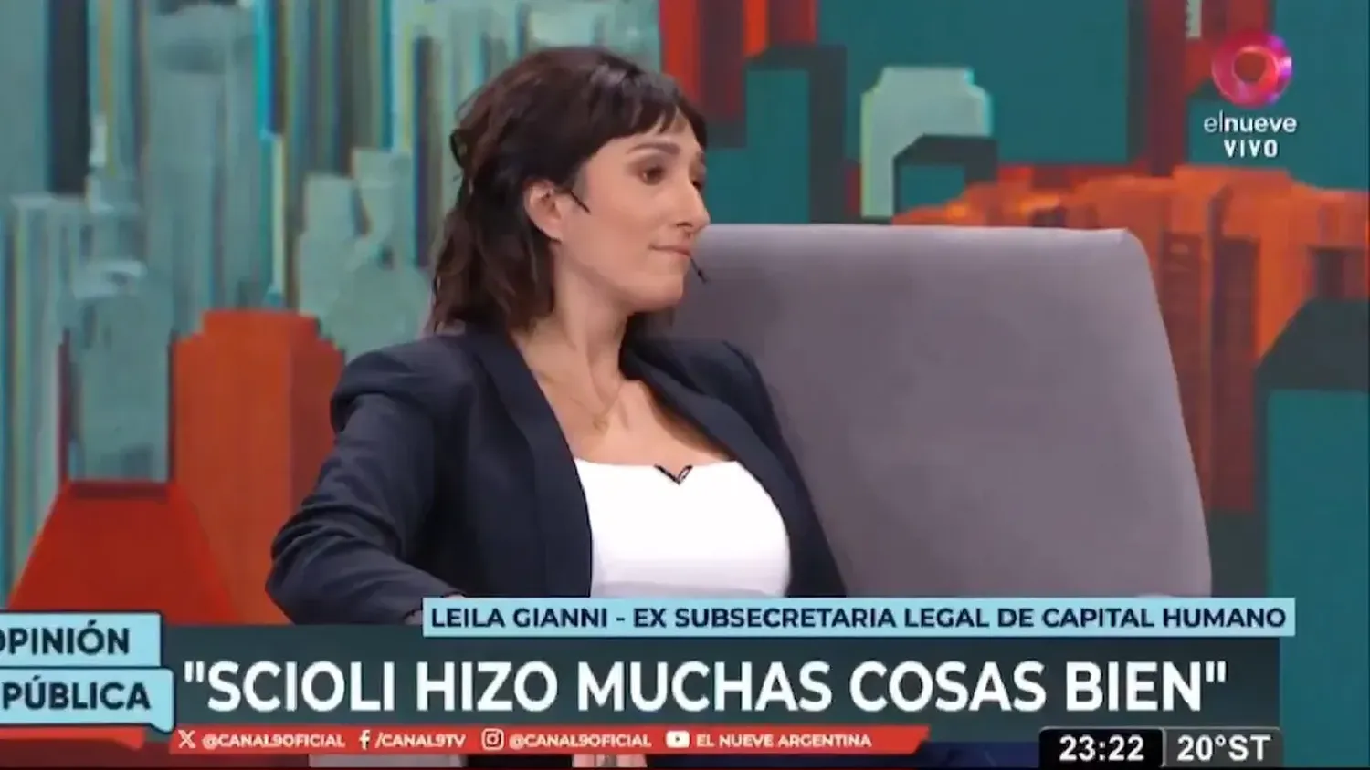 Leila Gianni criticaba "los últimos gobiernos peronistas en Provincia" y tuvo que recular cuando le recordaron a Scioli