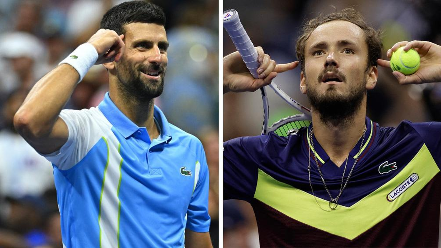 Final del US Open, entre Djokovic y Medvedev