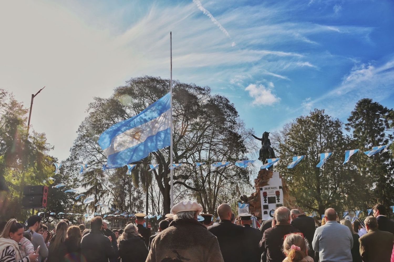 Realizaron el acto oficial por el paso a la inmortalidad del General San Martín