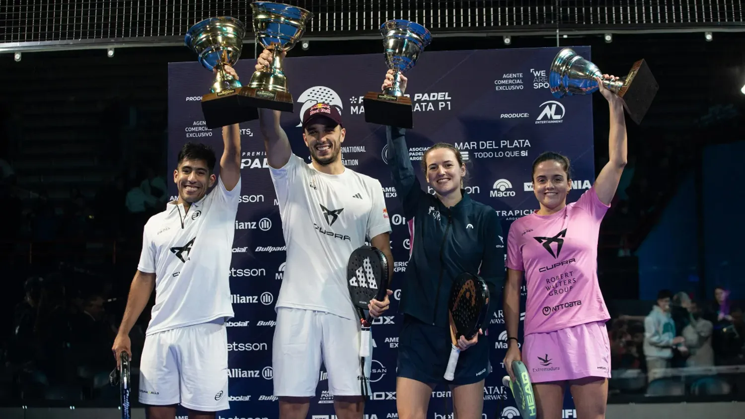 Chingotto, Galán, Sánchez y Josemaría, los campeones del 2024 en Argentina