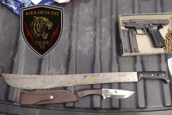 Agredió a un hombre con una cuchilla en zona oeste y fue detenido