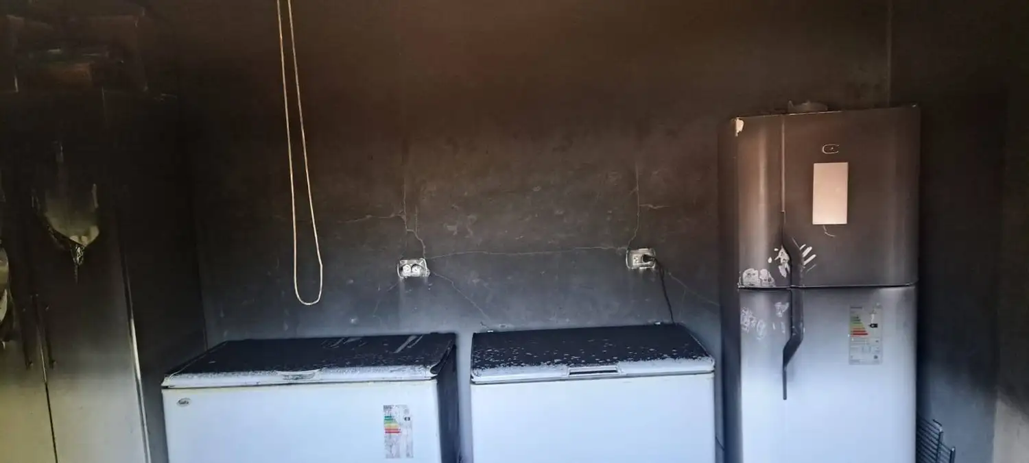 incendio fuego escuela comedor san martín de las escobas - 2