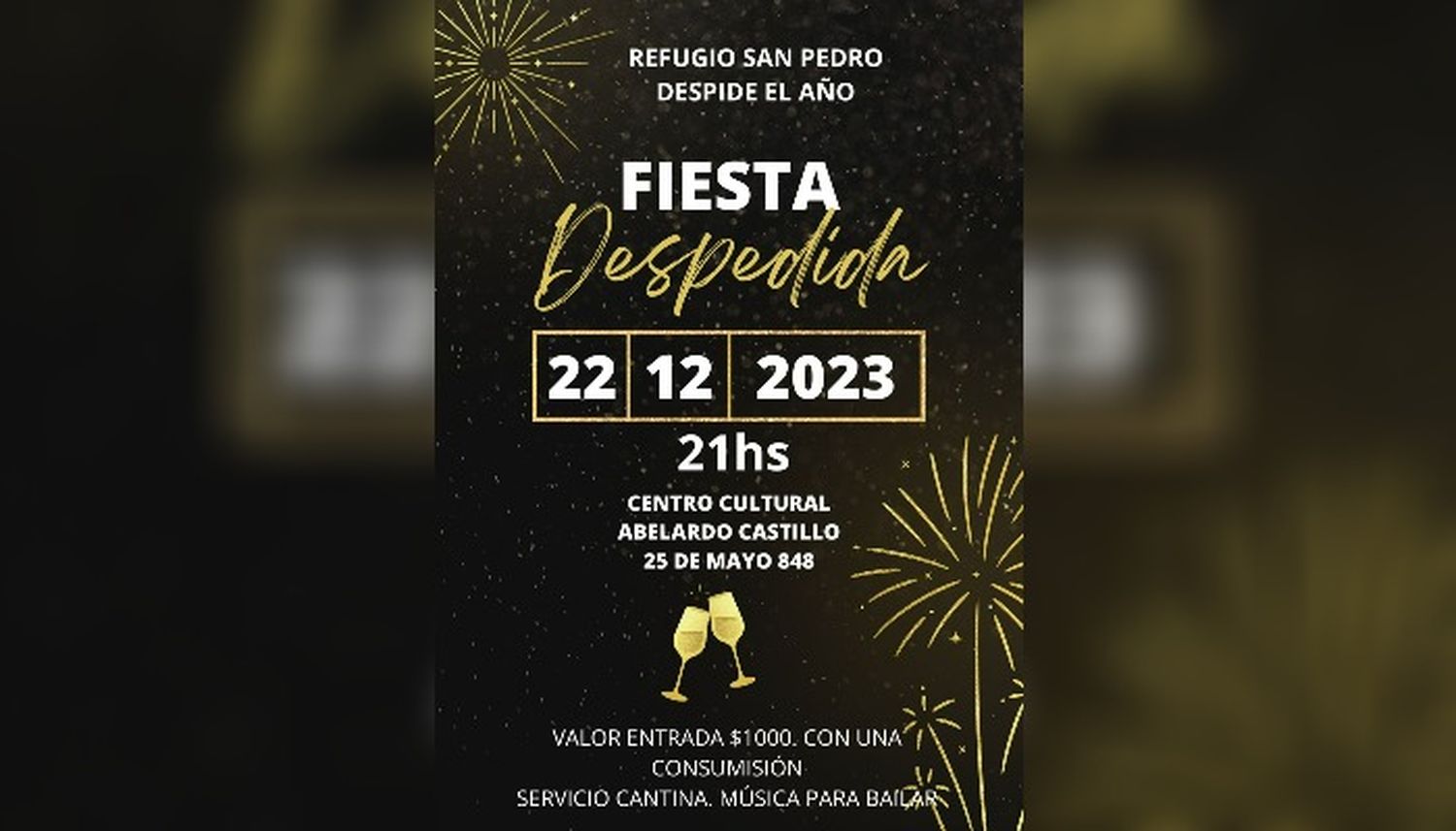 Fiesta de fin de año del refugio