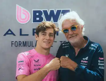 Qué dijo Briatore tras la confirmación de Colapinto en Alpine para 2026: "Hoy es una persona completamente distinta"
