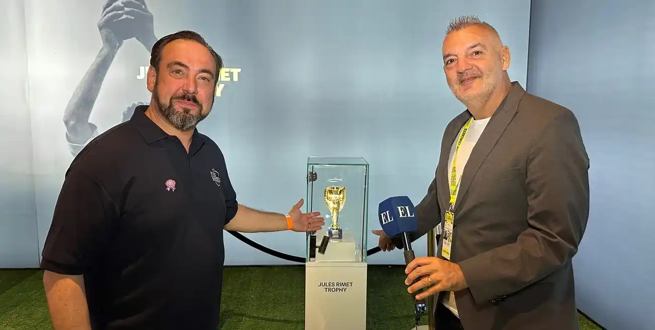 El Litoral en el museo del trofeo Jules Rimet. Crédito: Fernando Nicola