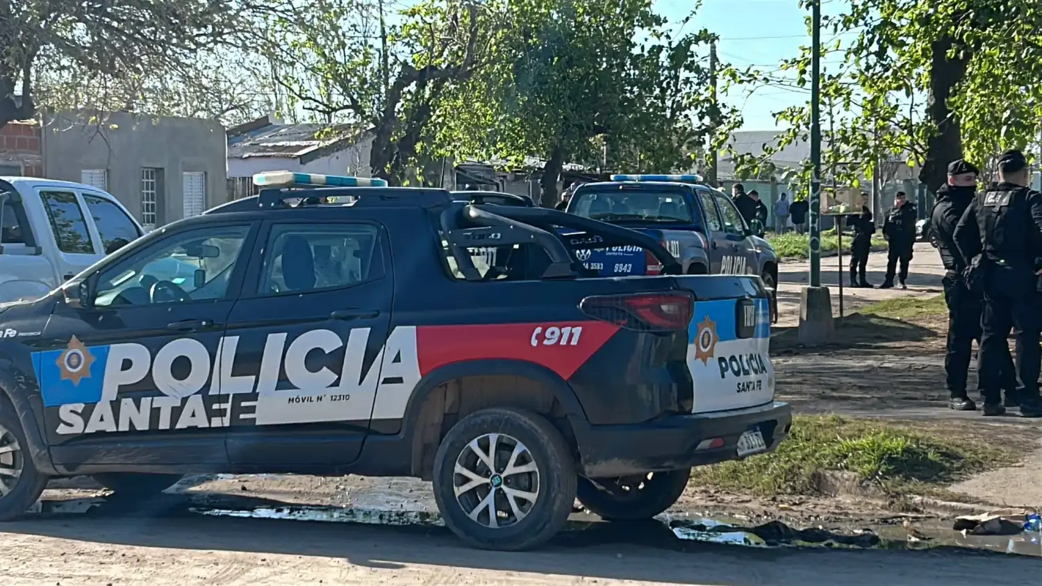Policiales homicidio Rafaela monseñor zazpe patrulleros policía - 3