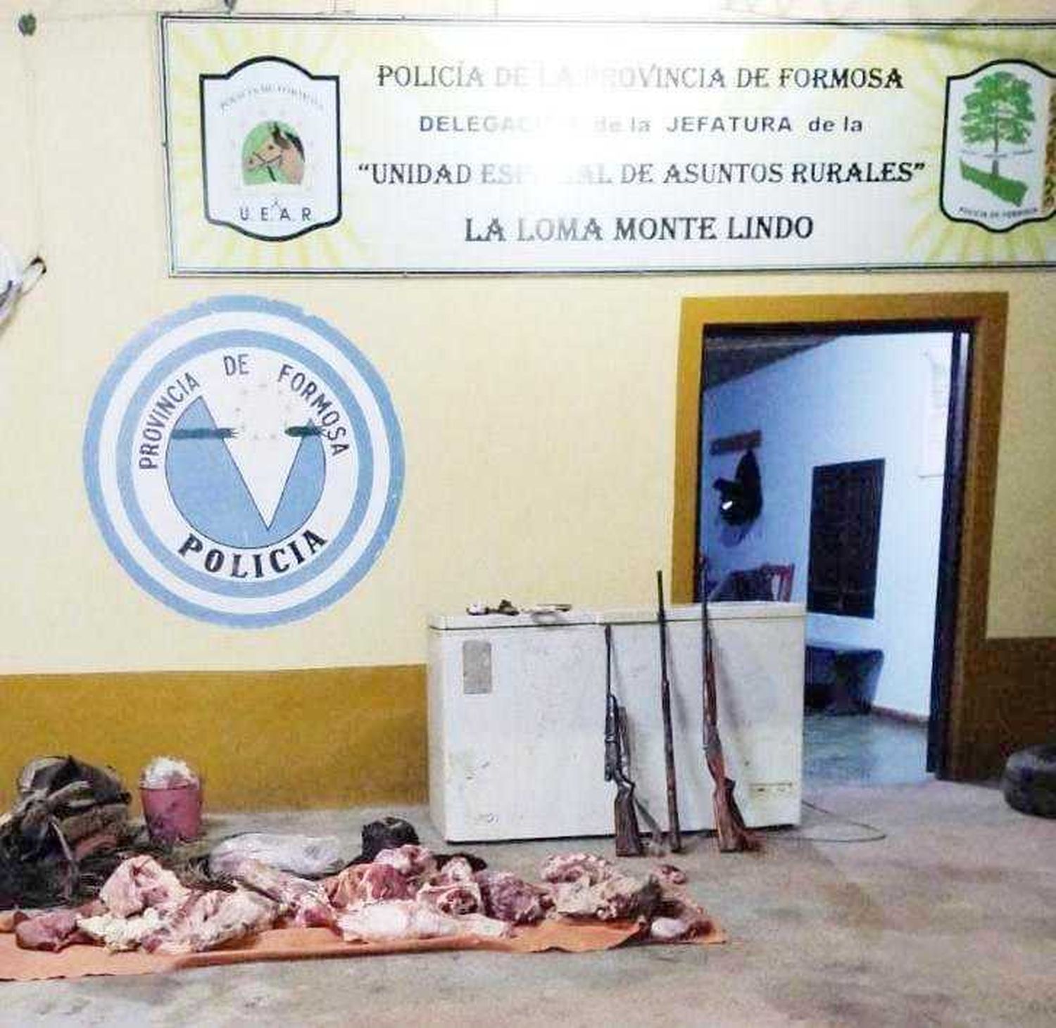 UEAR: detuvieron a dos sujetos por
abigeato calificado en colonia Loma Clavel