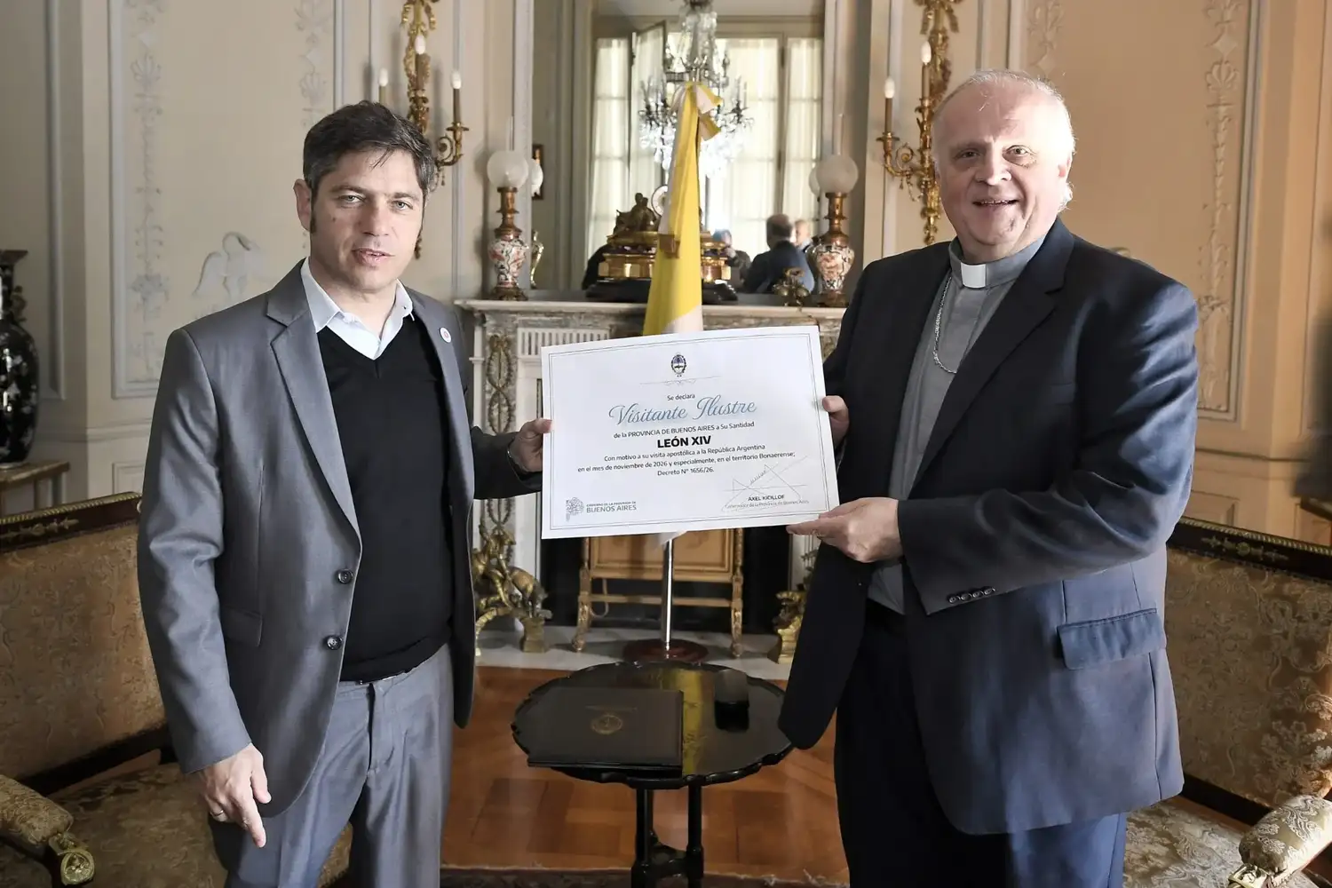 Kicillof nuncio apostolico Michael Wallace Banach