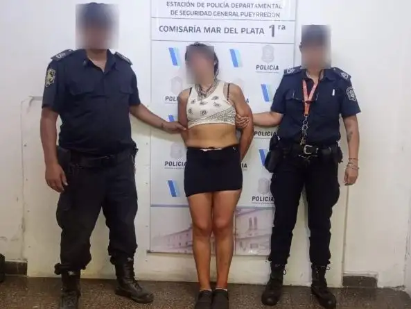 La mujer tiene 42 años y quedó a disposición del fiscal Leandro Arévalo, quien dispuso su traslado al Destacamento Femenino.