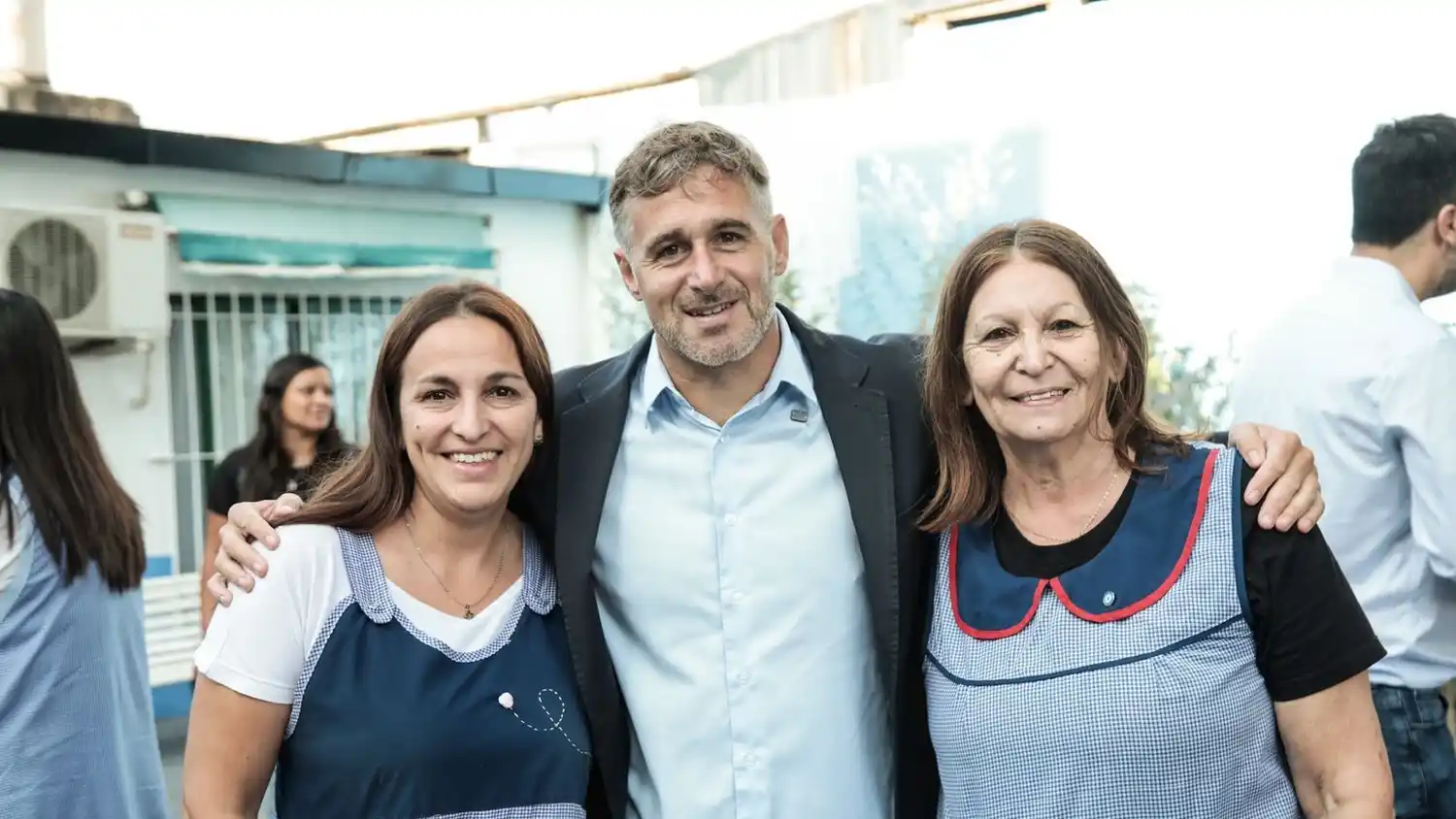 Achával acompañó a docentes y niños del Jardín 901
