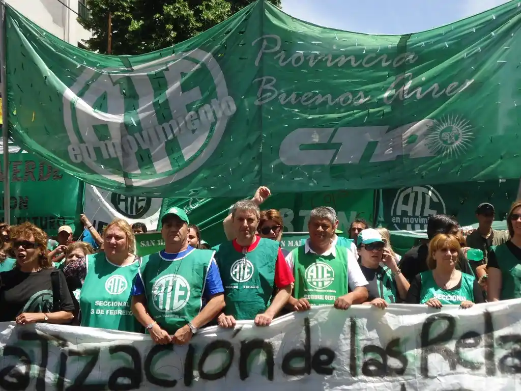 Paro de ATE bonaerense en reclamo de aumento salarial