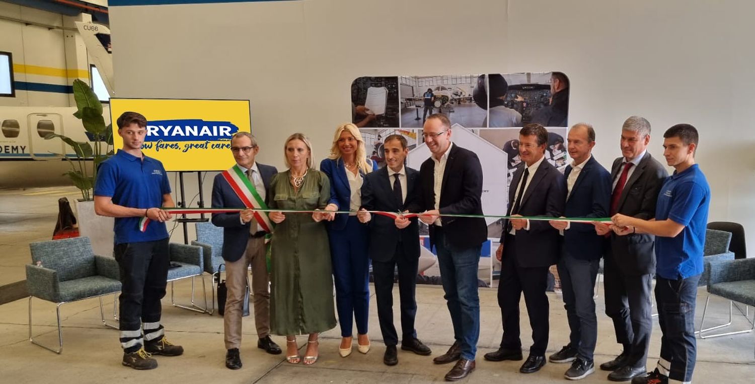 Ryanair invierte 10 millones de euros en un nuevo centro educativo aeronáutico en Italia