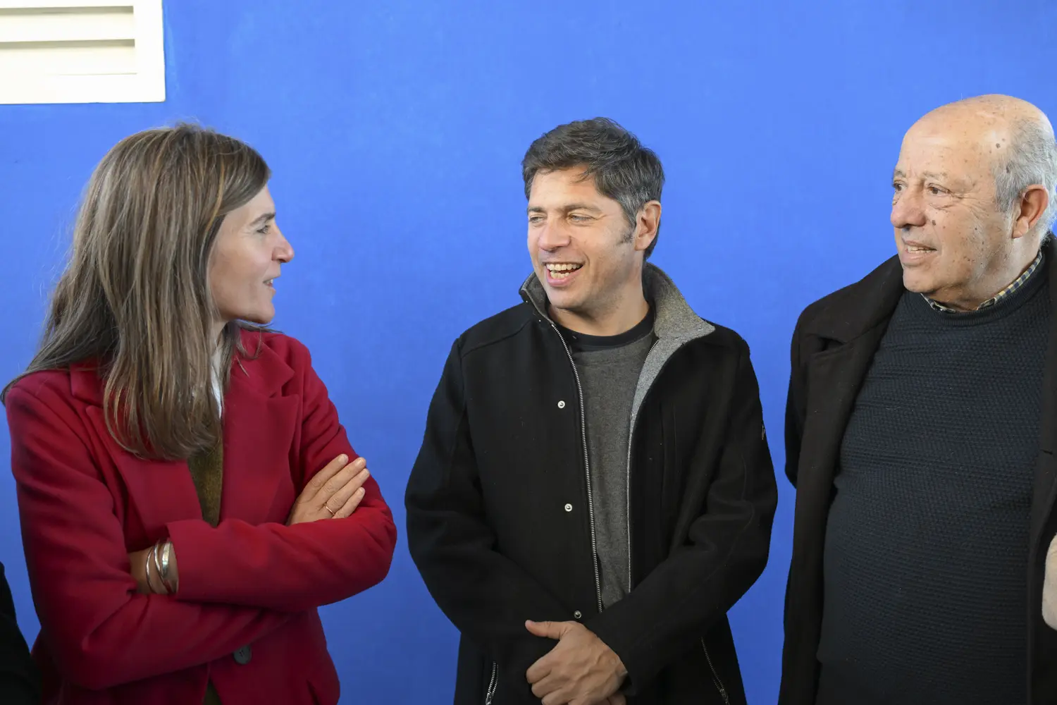 Raverta y Paredi junto a Kicillof