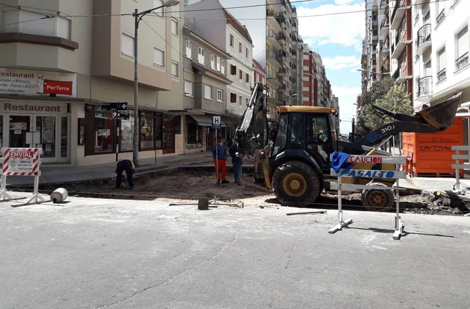 Continúan las reparaciones en zona de micro y macrocentro